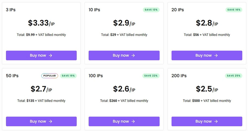 Decodo ISP Proxy Pricing Decodo ISP Proxy Pricing