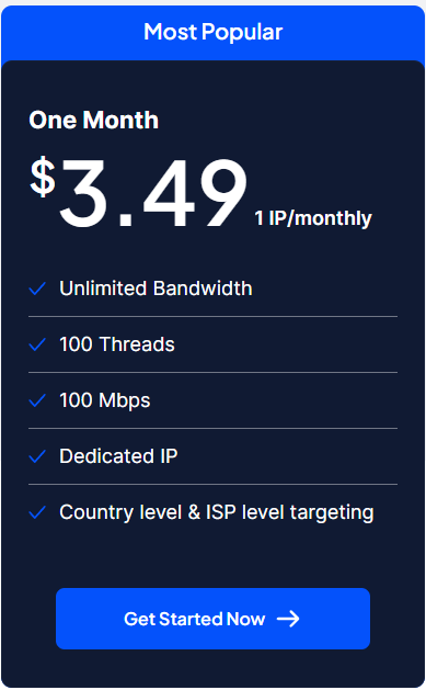Proxy-Cheap ISP Proxies Price