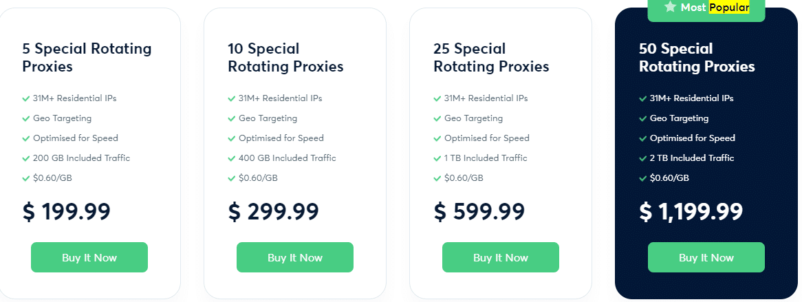 Shifter Residential Proxies Price1