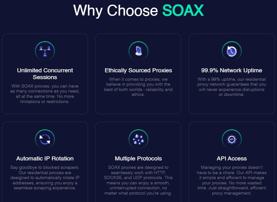 Why Choose SOAX