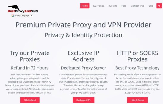 BestProxyAndVPN Review