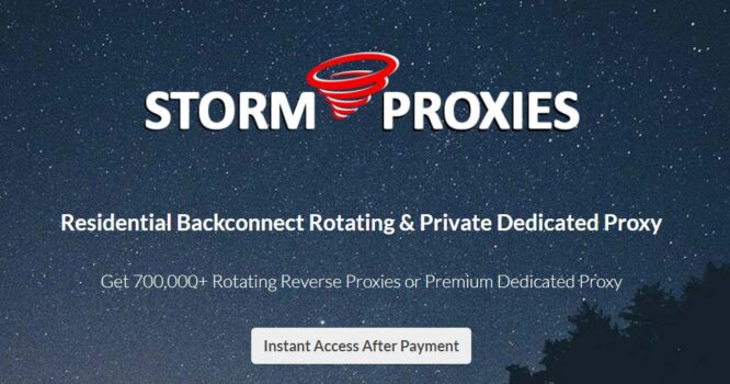 Storm Proxies Review