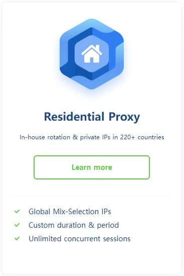 IPIDEA Residential Proxy