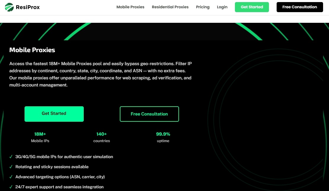 ResiProx Mobile Proxy
